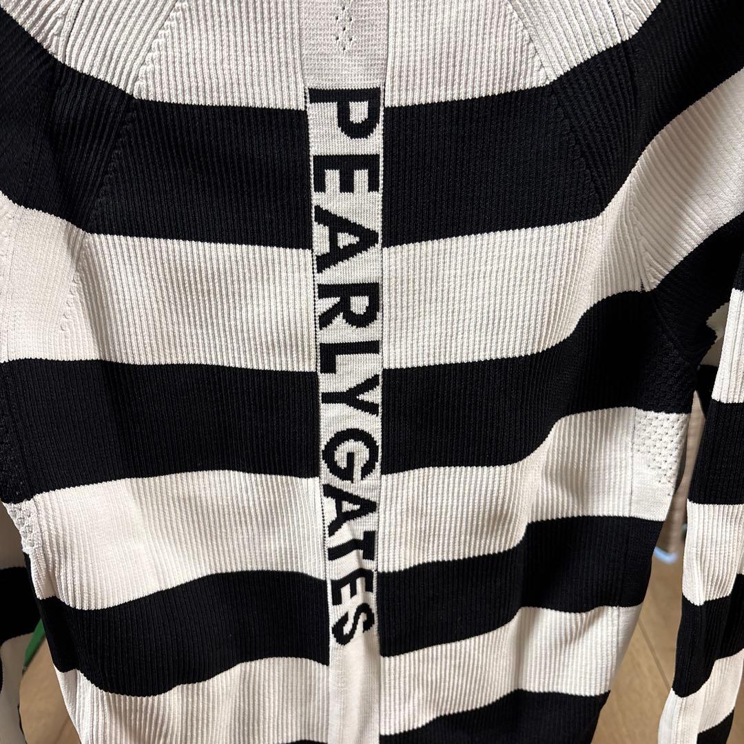 PEARLY GATES ストライプセーター