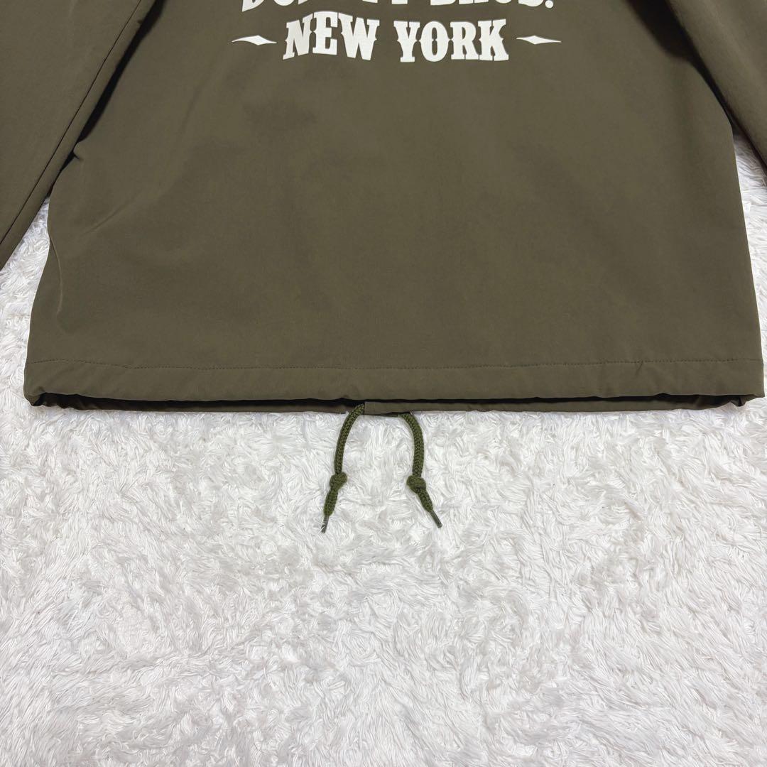 ✨未使用級✨ SCHOTT コーチジャケット 背面プリント カーキ S size