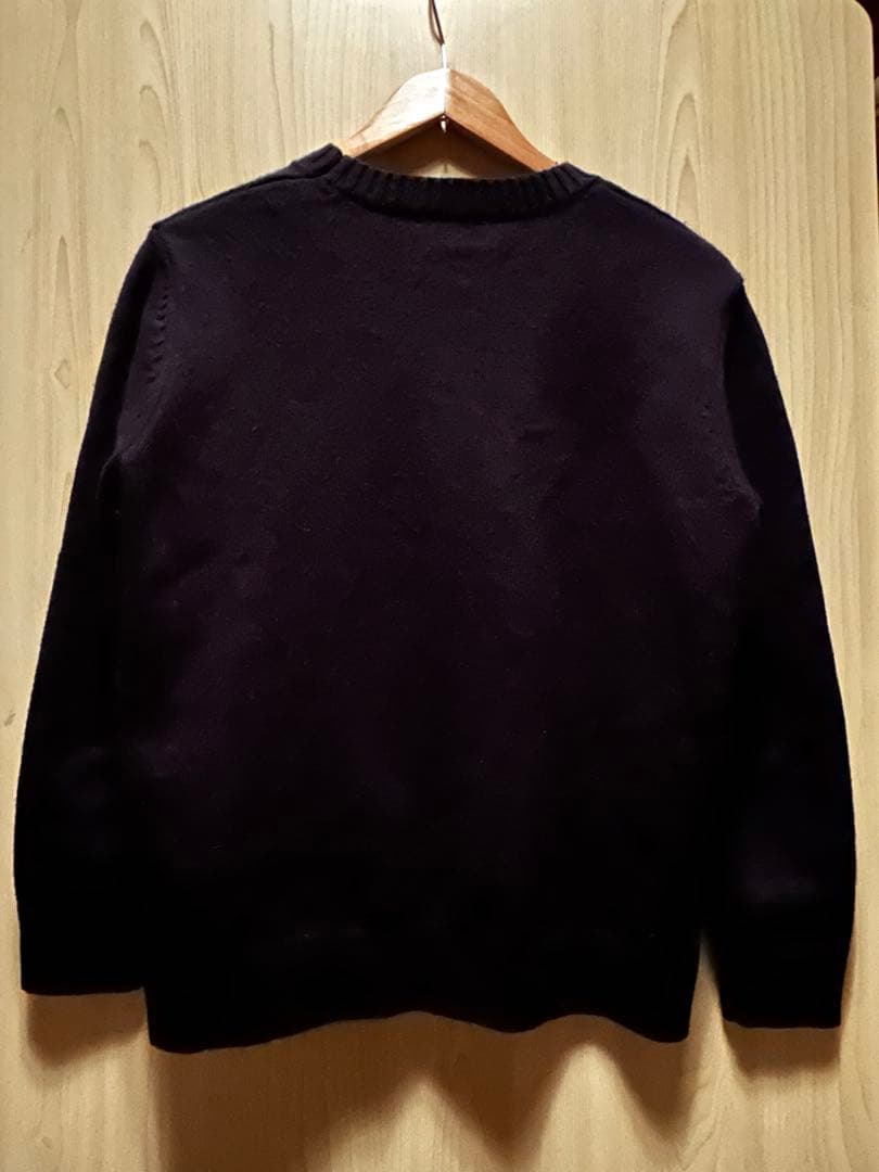 ラルフローレン 最高級 幻のカシミヤ100%ポロベアニットセーター M 紺