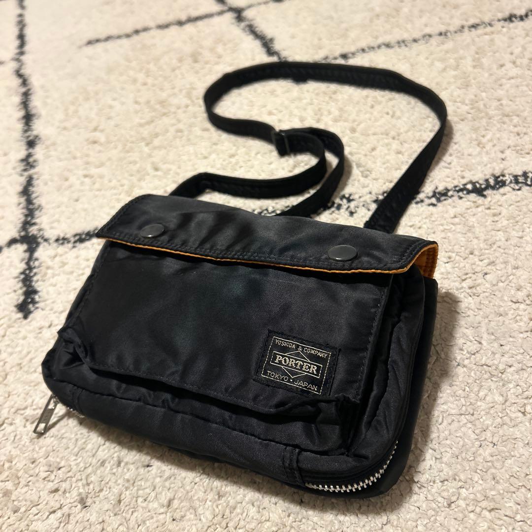 レ*プ様 【美品】PORTER ポーター/タンカーブラック/ショルダーバッグ3w