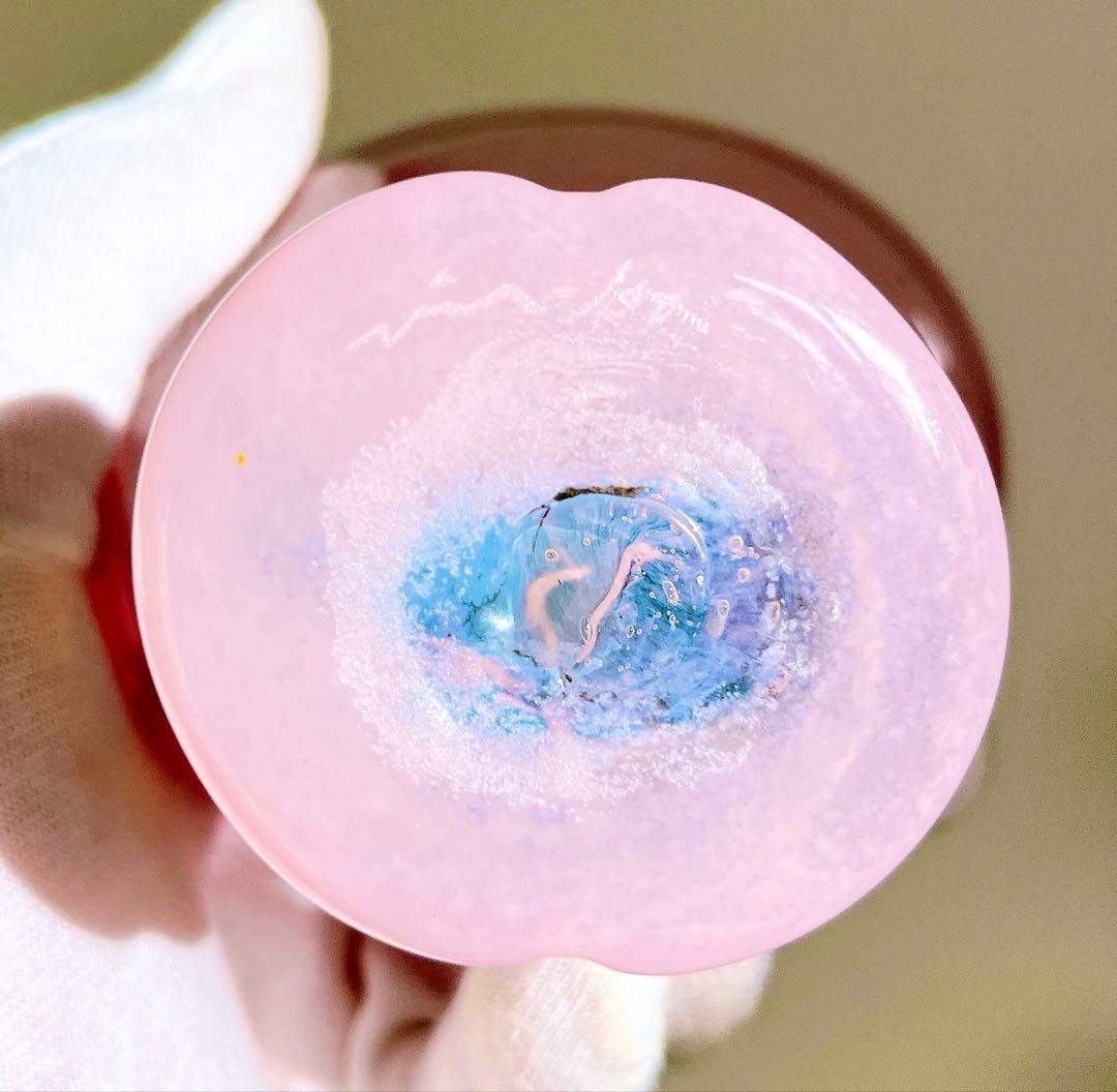 miwa ito ミワイトウ ガラス アイスクリームカップ　本物保証台座サイン有