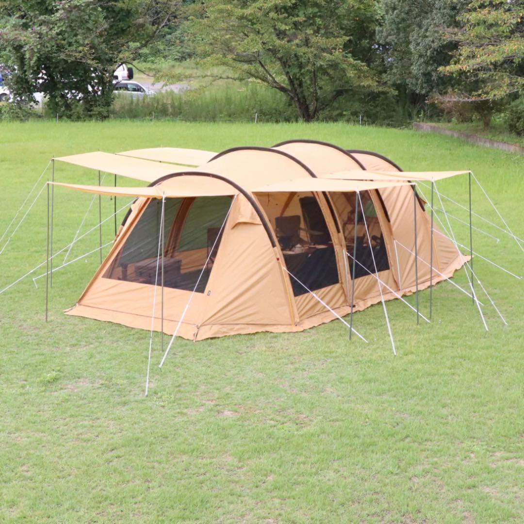 新品　イグニオ 2ルーム型テント　ドームテント 4人用　カマボコ　キャンプ　大型