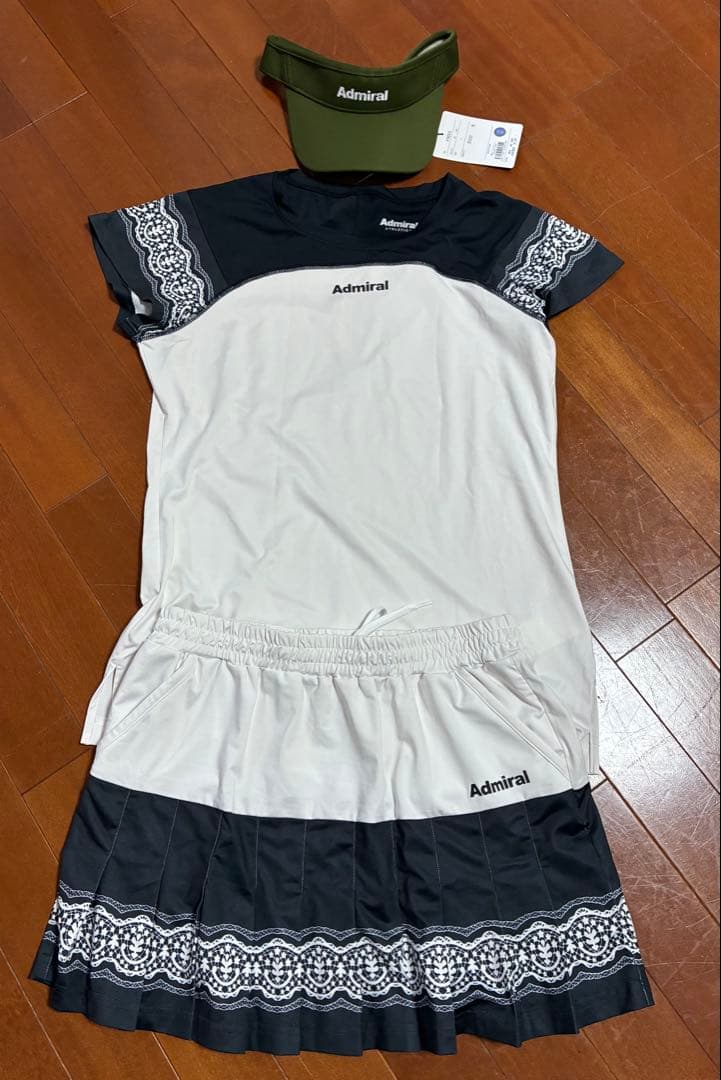 Admiral テニスセットアップ 未使用サンバイザー付