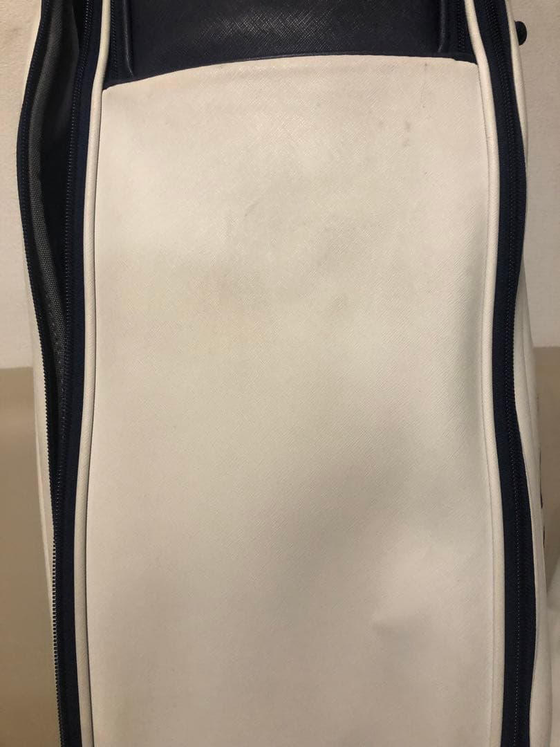 【送料込み】廃盤希少品　ecco キャディバッグ ホワイト/ネイビー/レッド