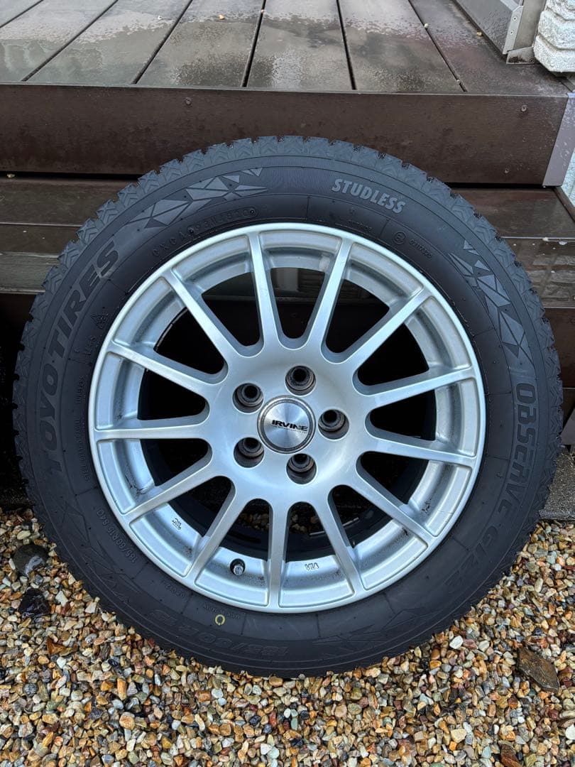 黒柴タローさま 専用！185/60R15★2020年製造スタッド2シーズン使用