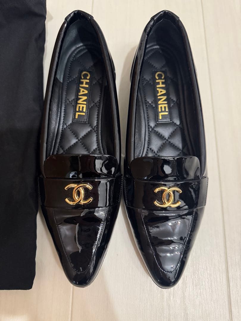 削除予定最終値下げCHANEL ブラック ローファー