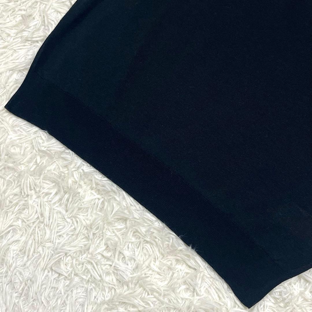 未使用品✨JOHN SMEDLEY タートルネックニット ブラック Lサイズ