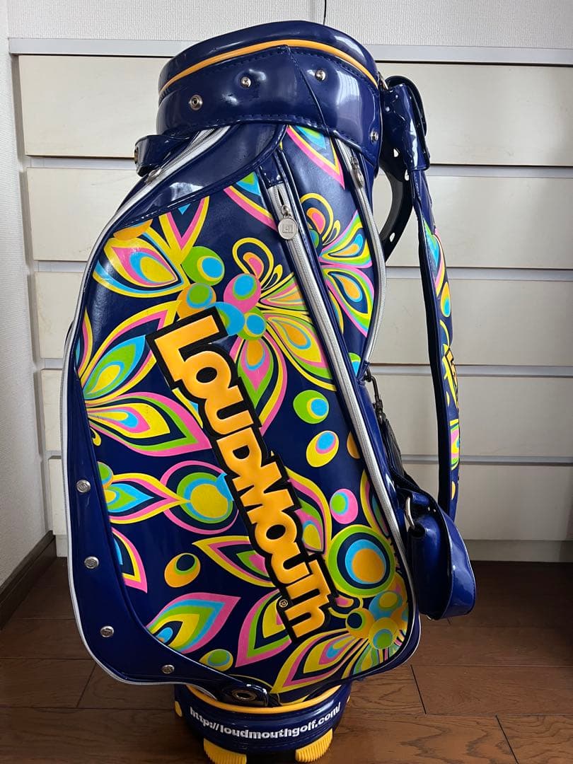 Loudmouth キャディバッグ ネイビー/カラフル