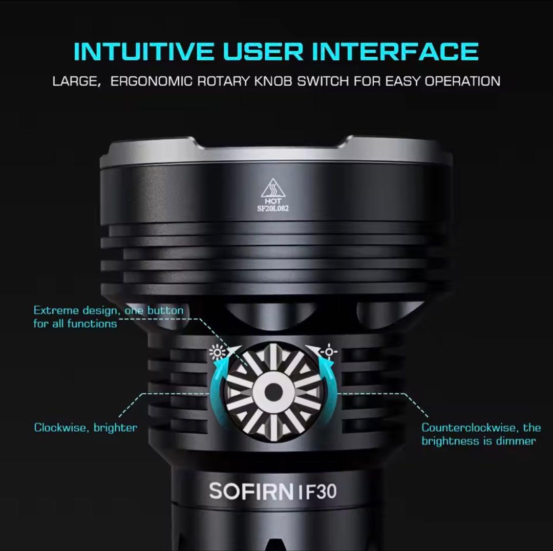 新品 SOFIRN IF30 懐中電灯 12,000ルーメン