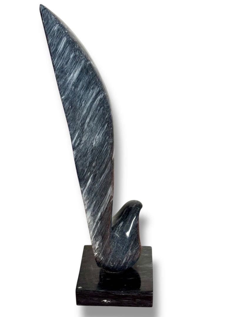 #大理石 鳥モチーフ彫刻 オブジェ