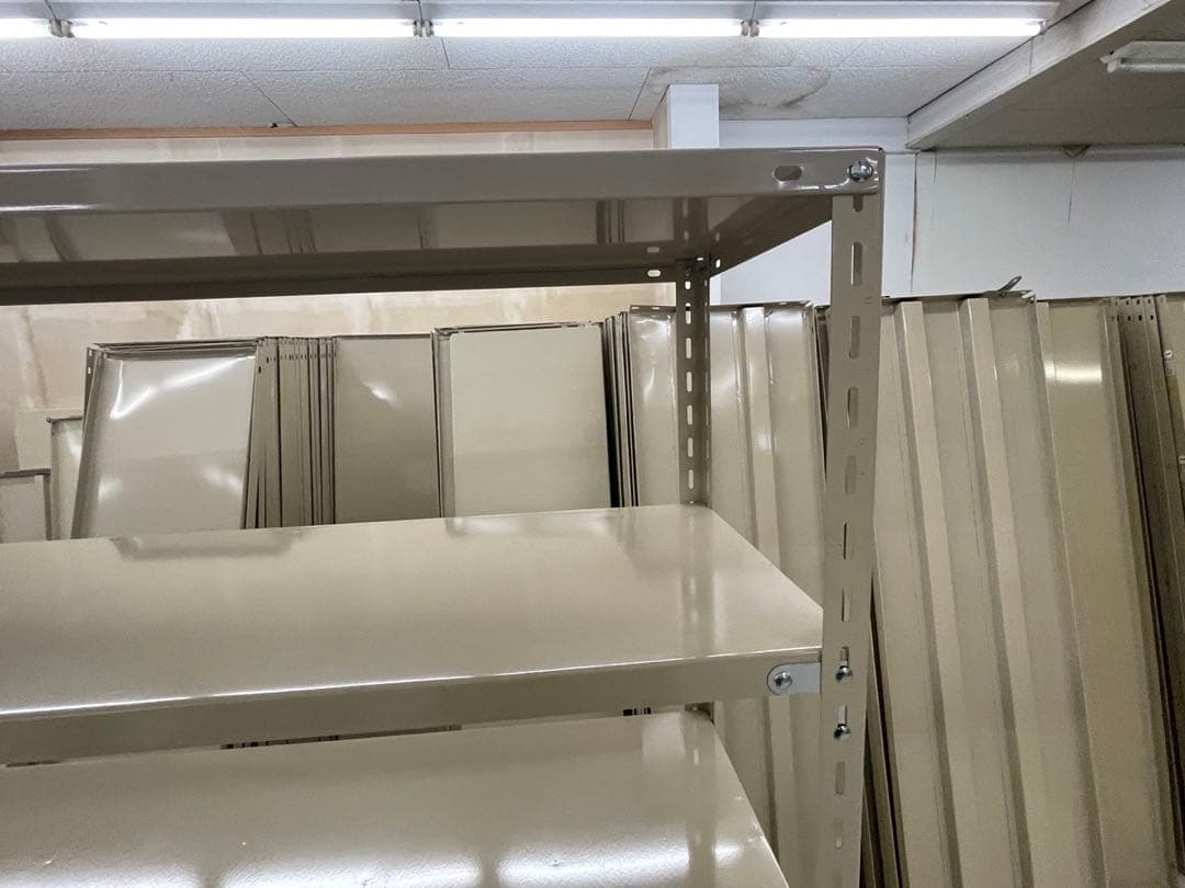 スチールラック 180×45×180 5段 ベージュ 1台分 福井県引き取り限定