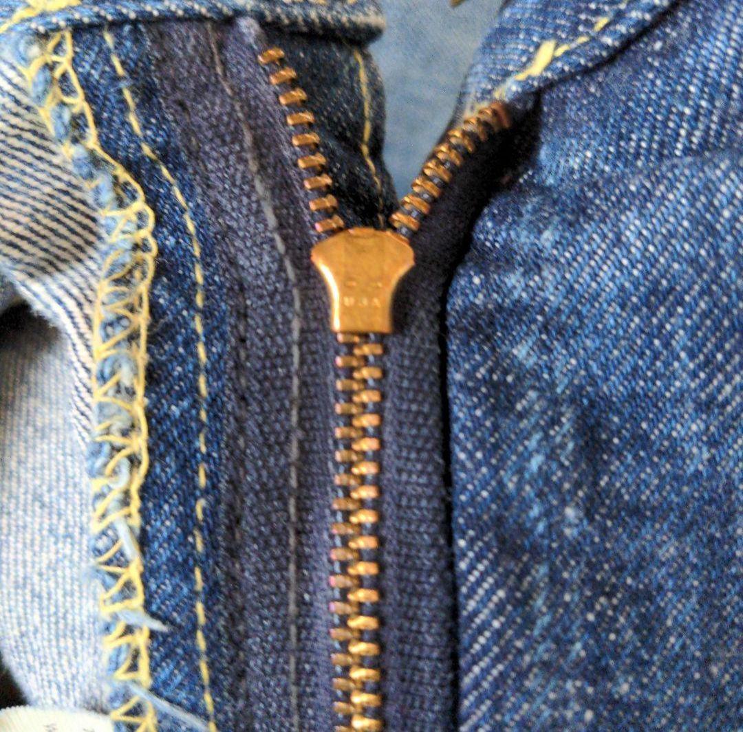 60s 70's Lee leens デニムパンツ 42TALON USA製