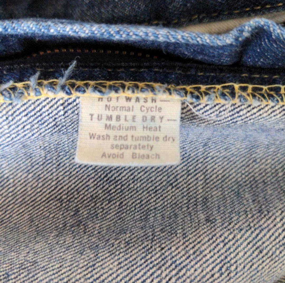 60s 70's Lee leens デニムパンツ 42TALON USA製