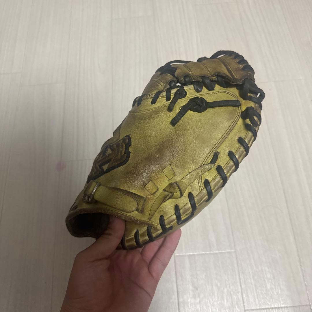 ハイゴールド　きゃっチャーミット　硬式グローブ イエロー