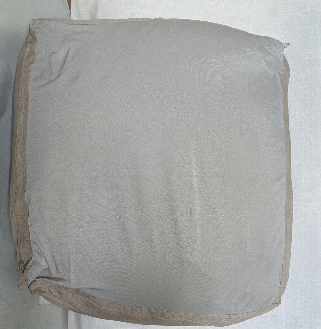 無印良品 体にフィットするソファー・カバー付き グレーベージュ ビーズクッション