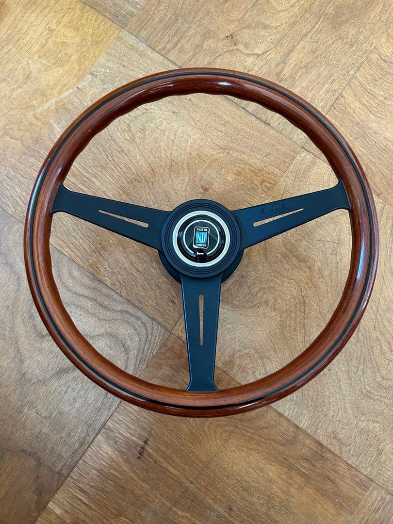 NARDI ウッド&ブラックスポーク　36π