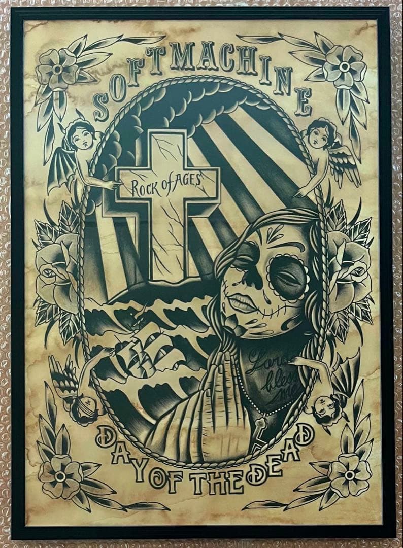 超希少 softmachine ソフトマシーン 手刷りフラッシュポスター セット