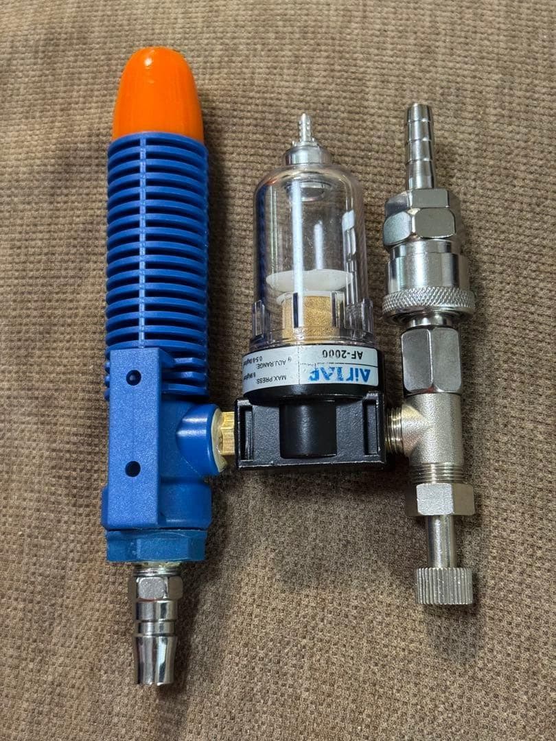 個人用冷却器 クールベスト用 エアー装置 コンプレッサー接続型 熱中症対策に最適