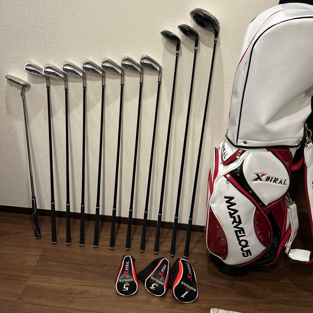 MARVELOUS Xpiral メンズ R 11本　右利き　ゴルフクラブセット