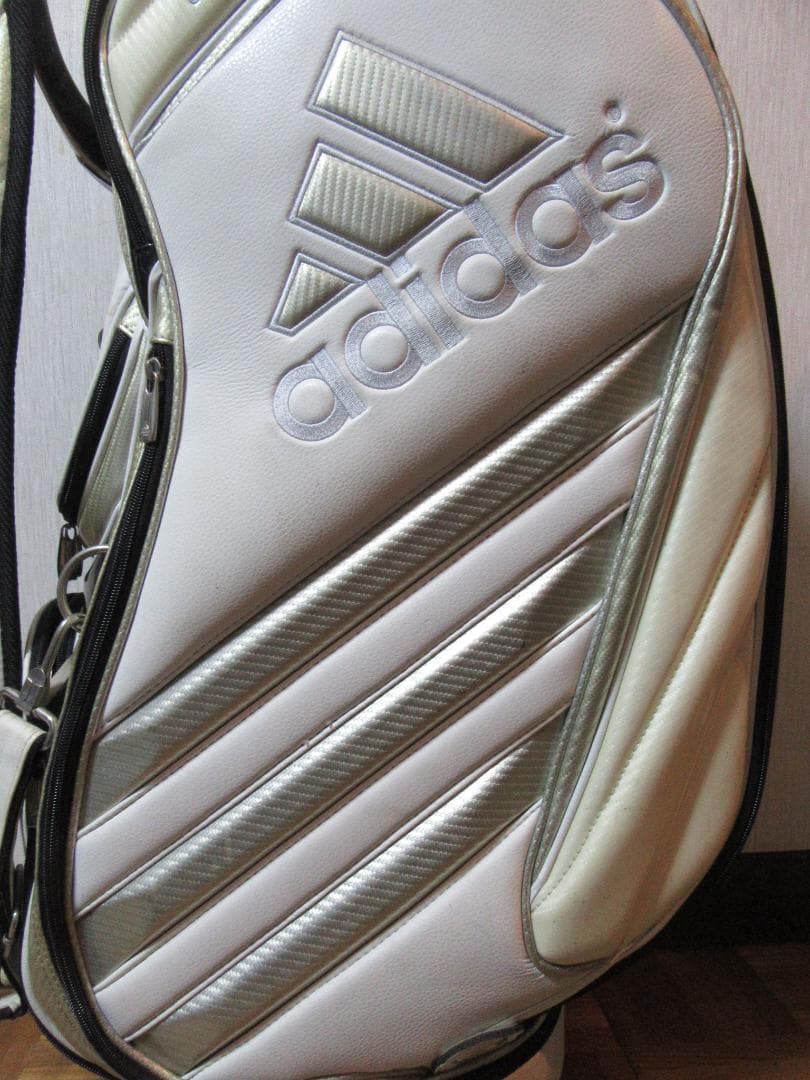 ★☆★アディダス★adidas★3点式★キャディ-バック★白★☆★