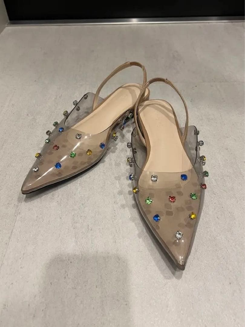 【最終値下げ】searoomlynn ビジュークリアミュール