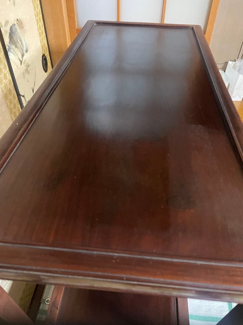 中国家具　中国骨董　箪笥　唐木　紫檀　黒檀　木製　飾り棚　茶箪笥　ローズウッド