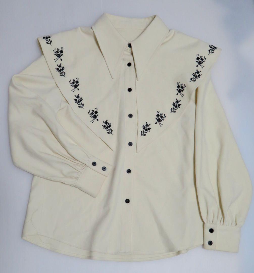 【完売品】KUOSE 襟付き ブラウス コーデュロイ