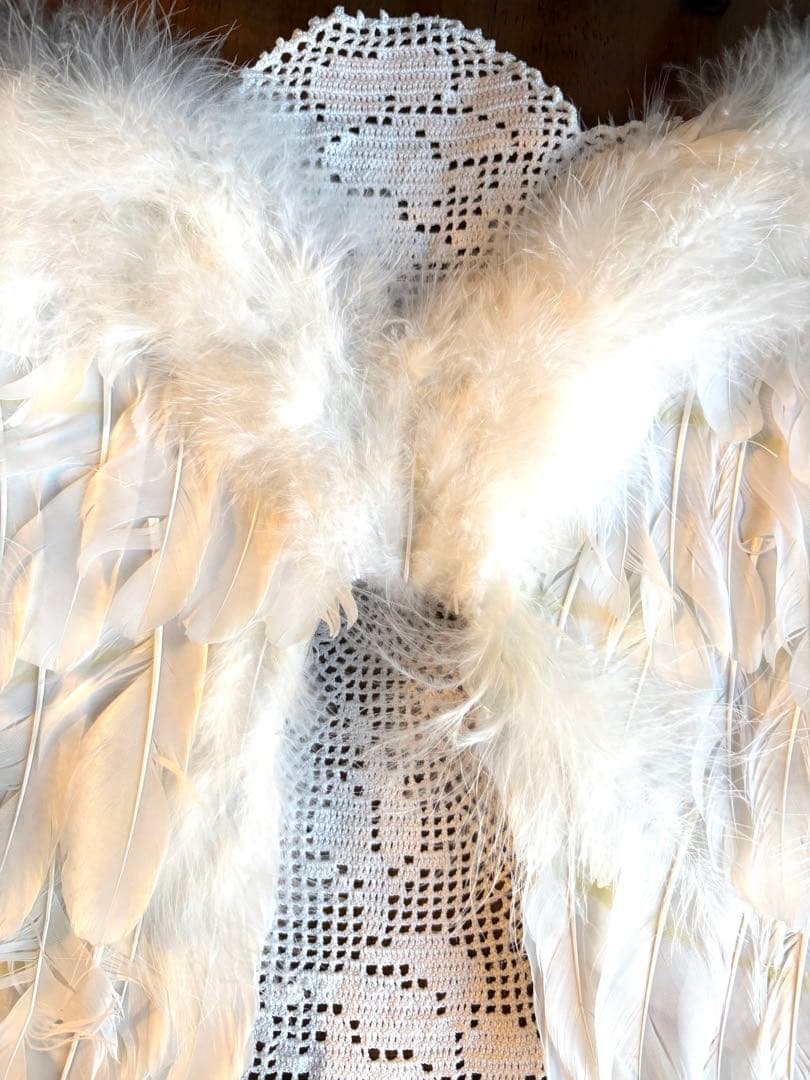 ♡ ベルギーアンティーク　エンジェルウィング　天使の羽　スモールサイズ　マヌカン