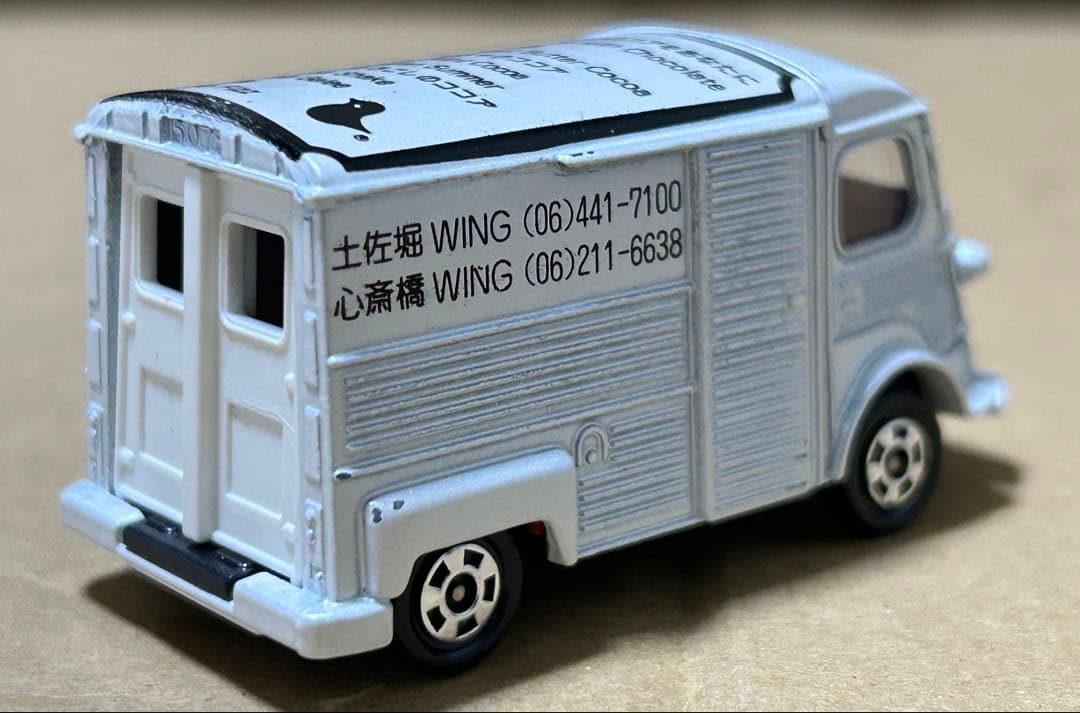 トミカ シトロエン Hトラック AKAI TORI 白