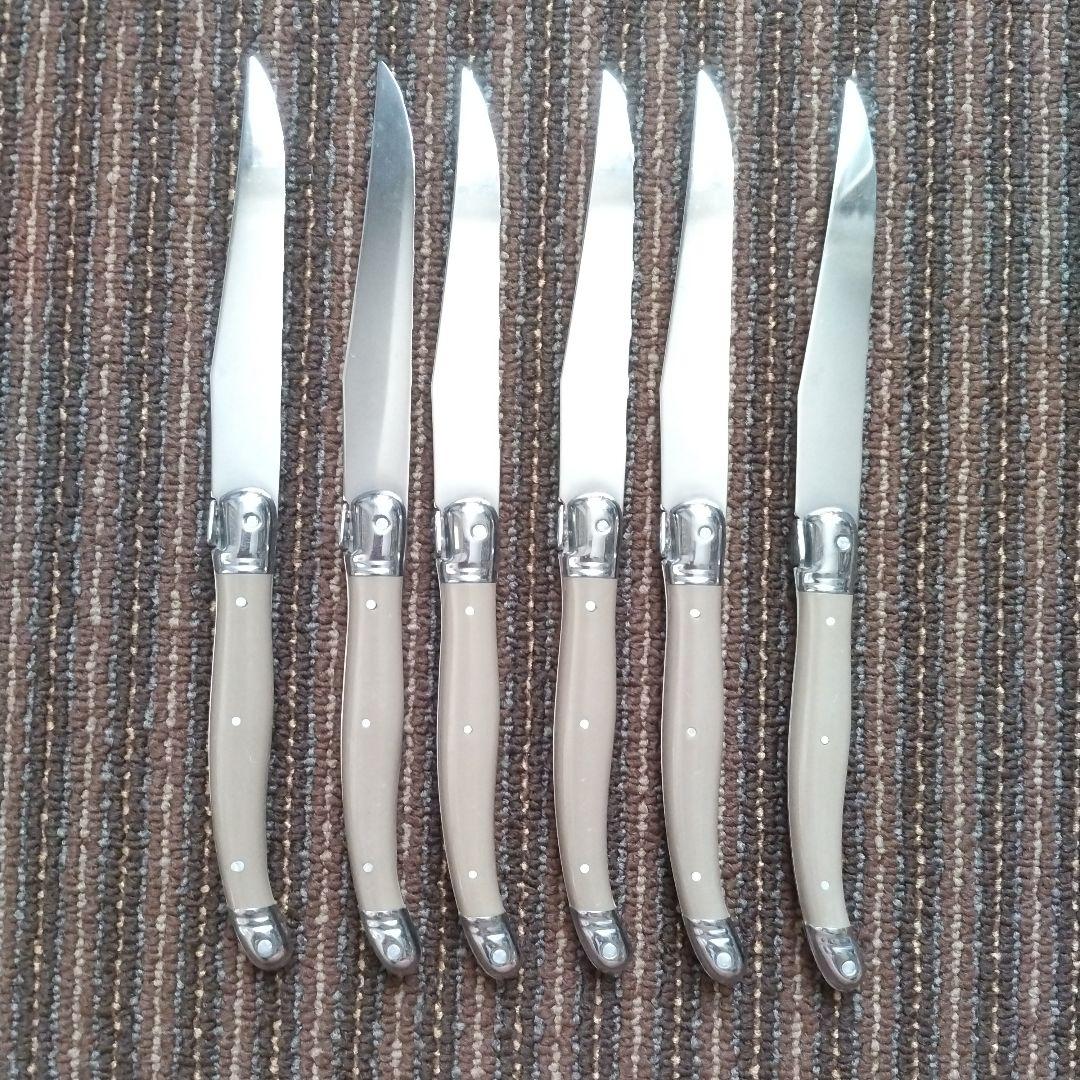 【美品】LAGUIOLE　ラギオール／ライヨール　ステーキナイフ　６本セット