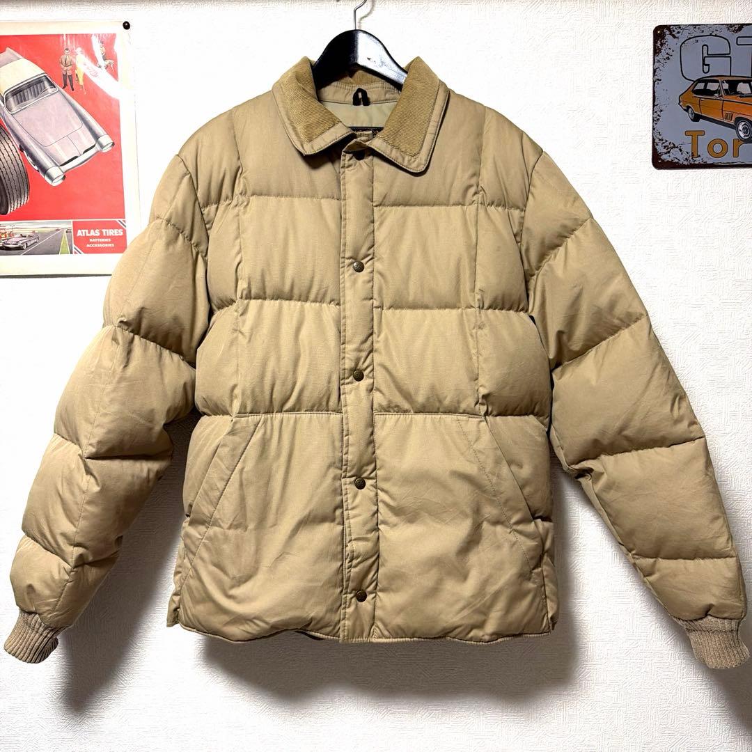 A*。様 極上　70s スナップジャック　エディーバウアー　ダウンジャケット　黒