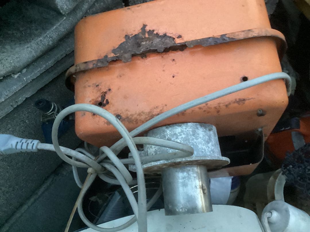 MS-3C 長州風呂釜 焼却兼用釜 灯油バーナー付き中古まだまだ使える品