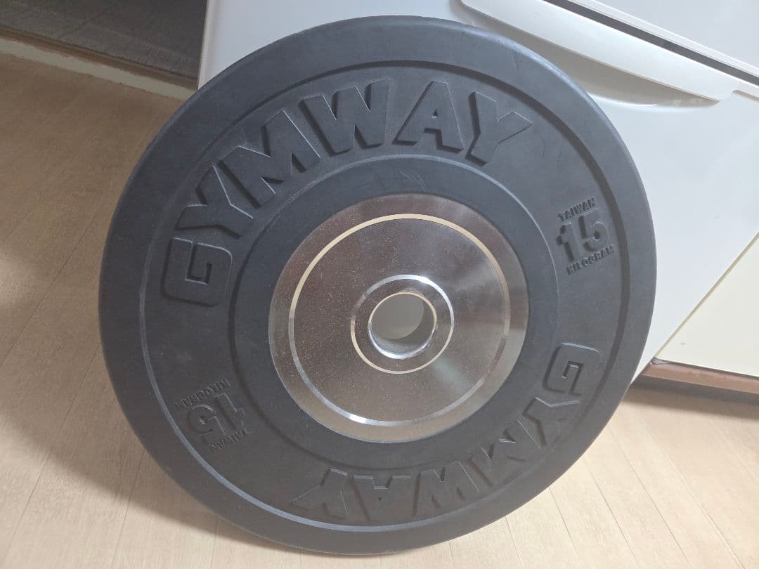 GYMWAY 15kg バーベルプレート①…