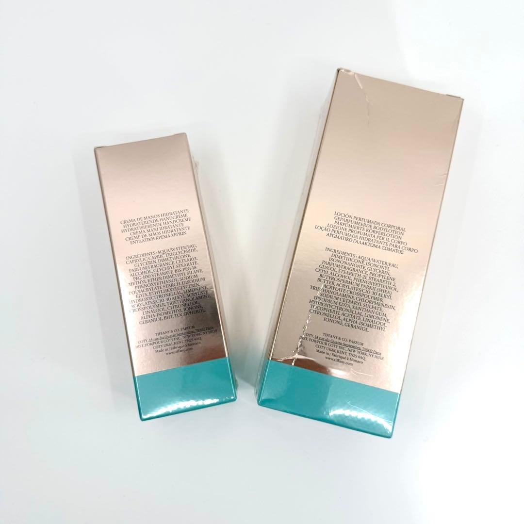 Tiffany ハンドクリーム、ボディークリームセット