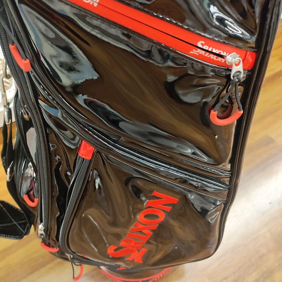 Srixon キャディバッグ 黒/赤