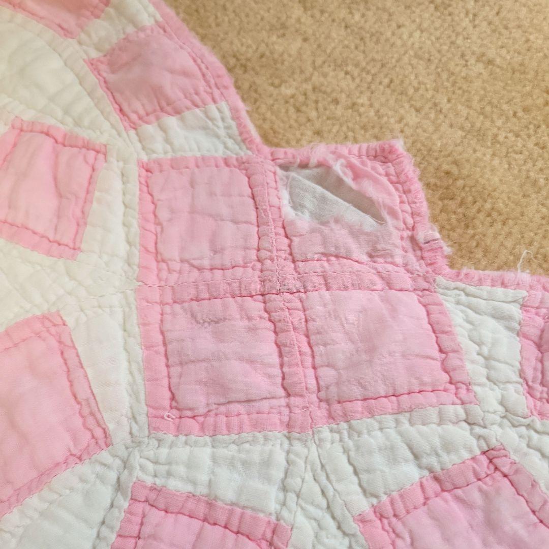 アンティークキルト 大判 ダブルウエディング 200x163cm