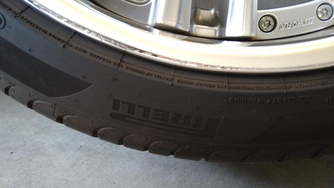 20インチ　アルミWORKBALMUNG　PIRELLI245/40R20タイヤ