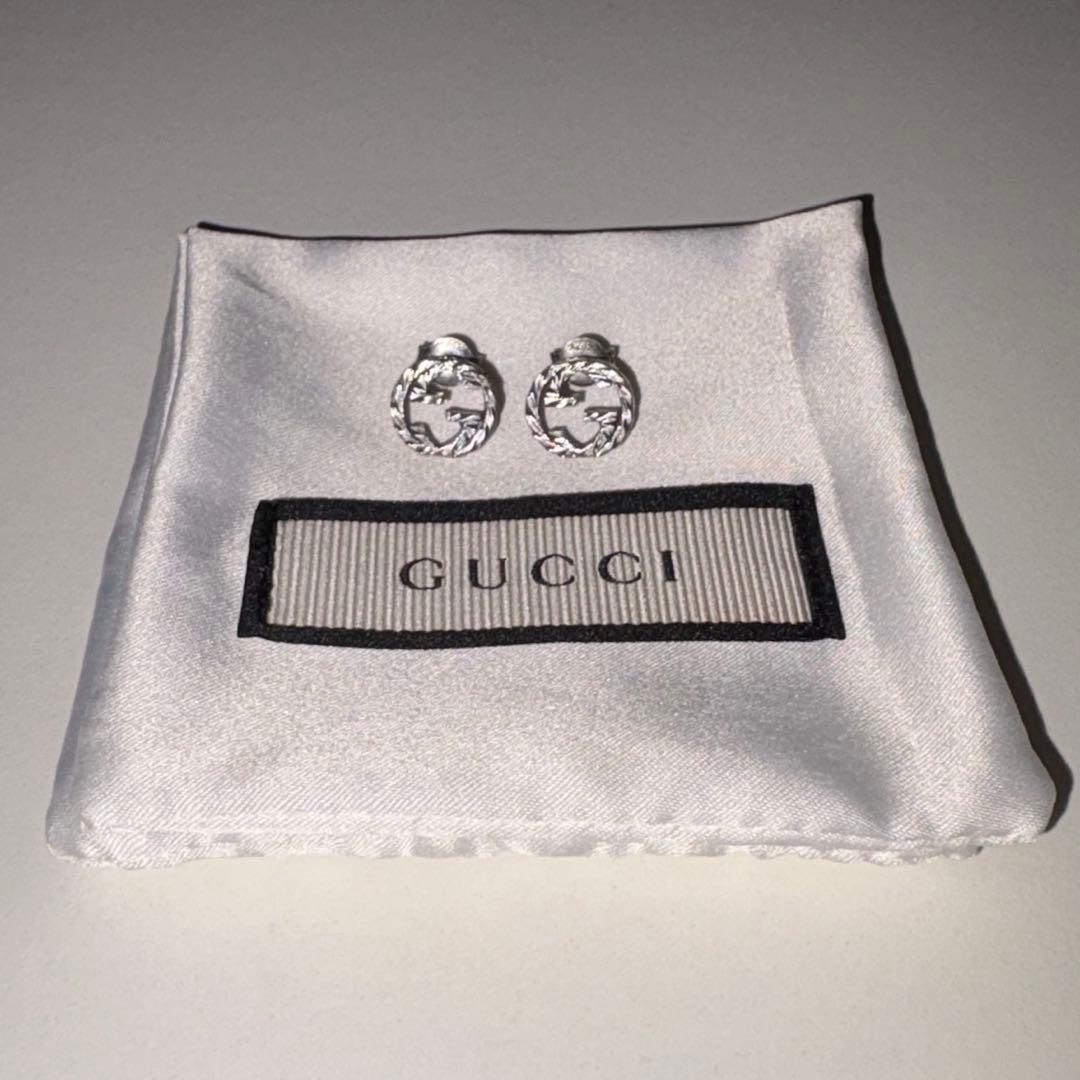 GUCCI シルバー ピアス