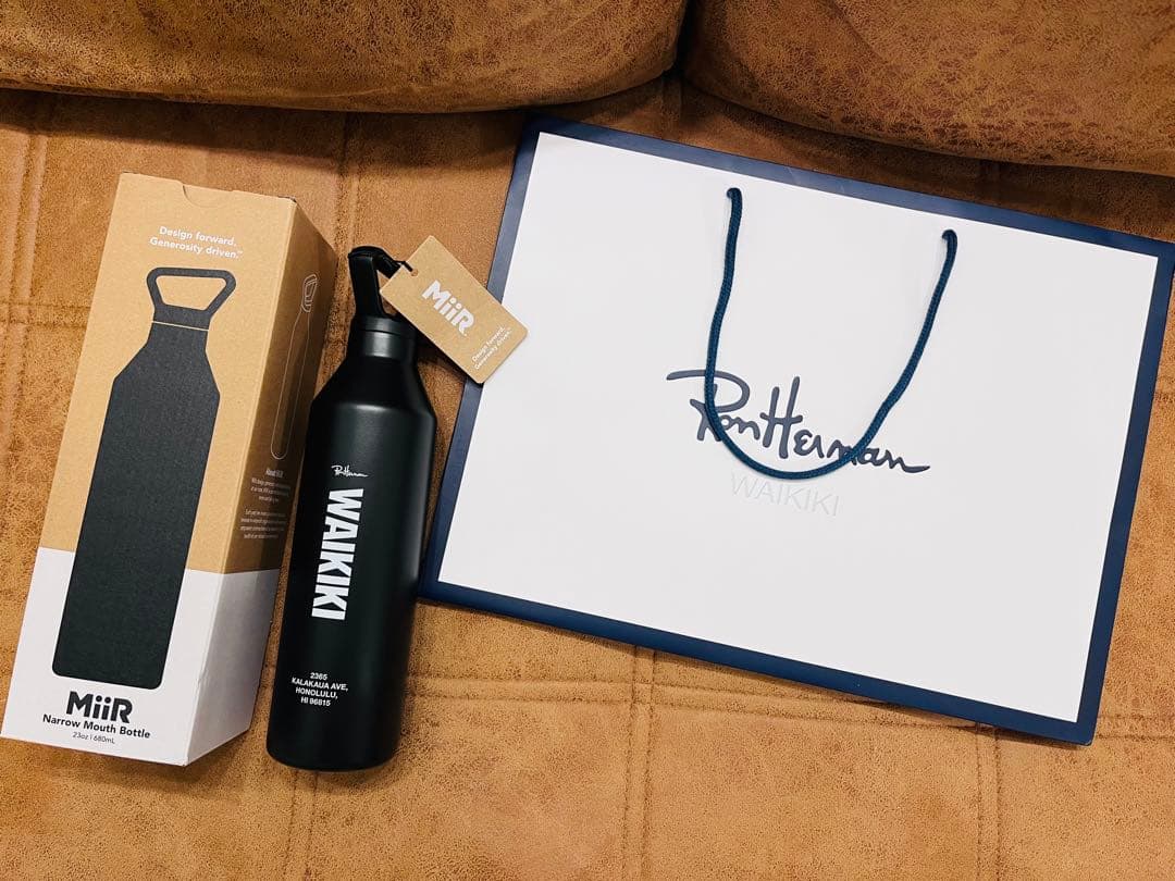 Ron Herman✖️MIiRコラボ　ハワイ限定タンブラーBLショップバッグ付き