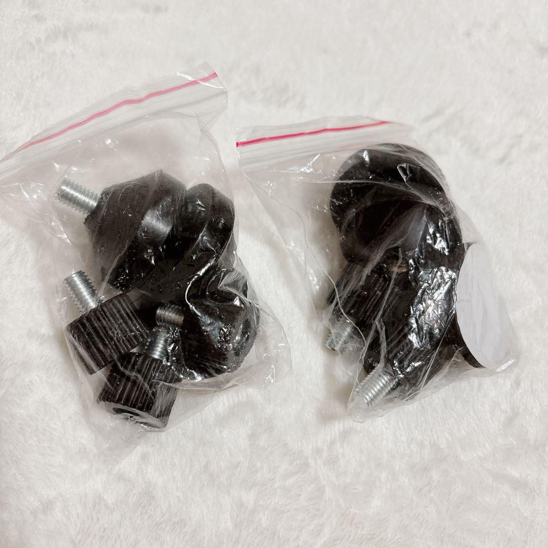 家具転倒防止用つっぱり棒 2本セット ブラック 家具固定 地震対策