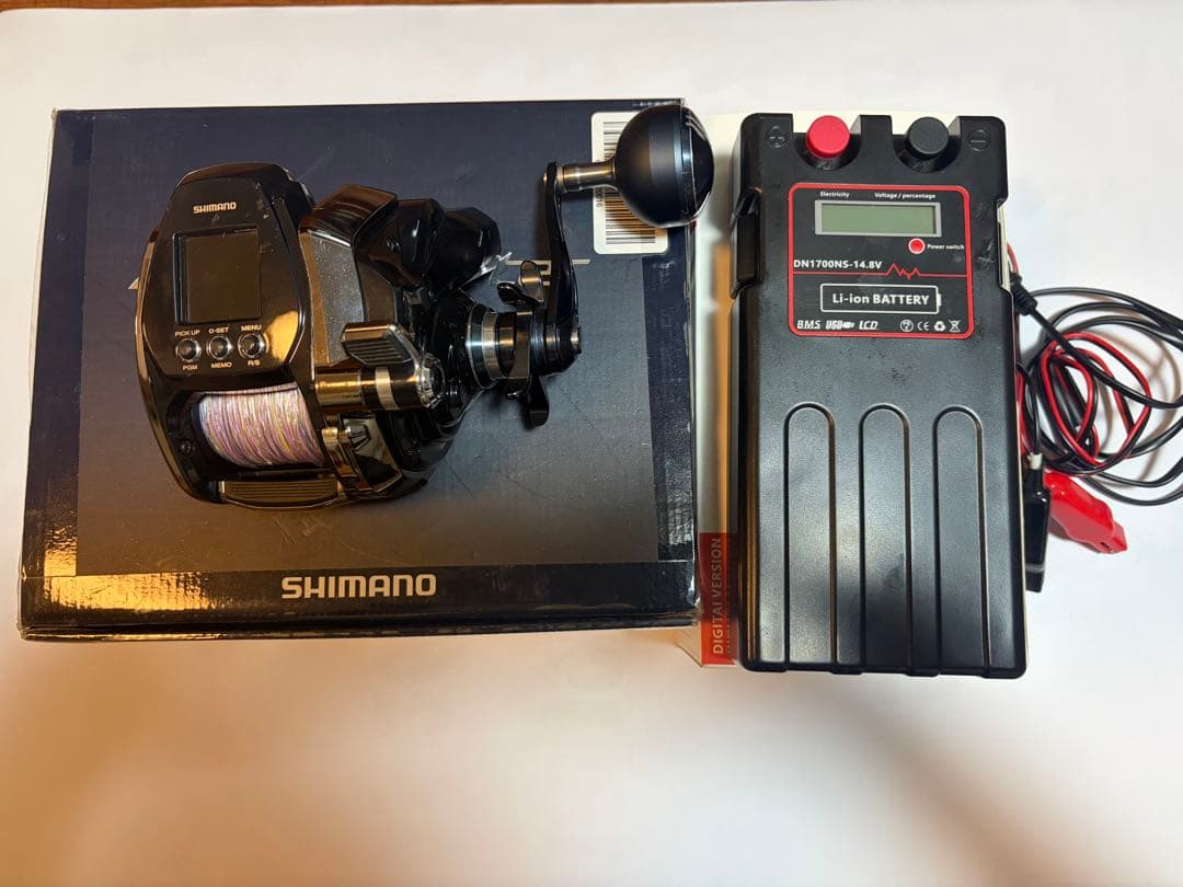 SHIMANO ビーストマスターMD3000 電動リール バッテリー付き