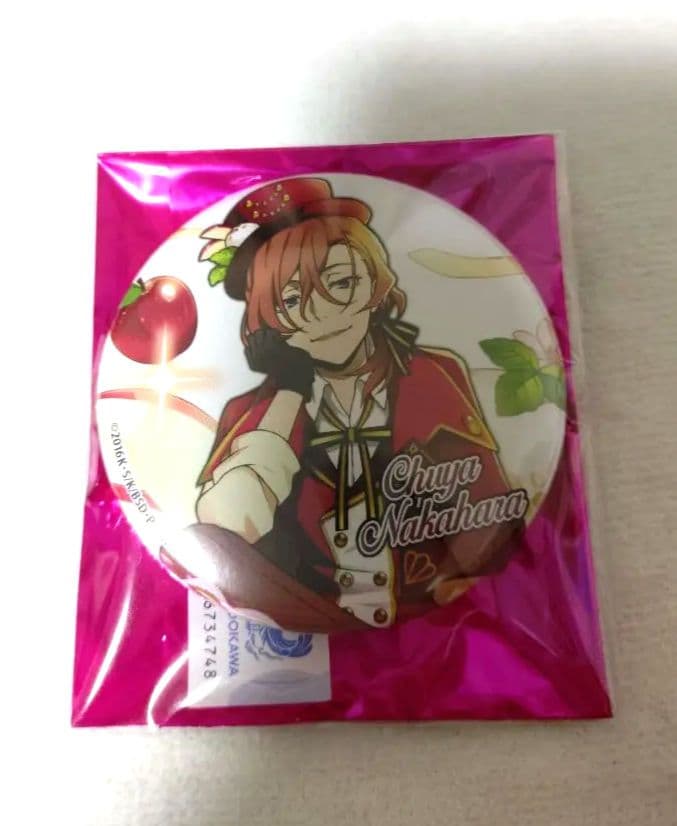 コラボカフェ本舗　中原中也　中也　缶バッジ　文豪ストレイドッグス