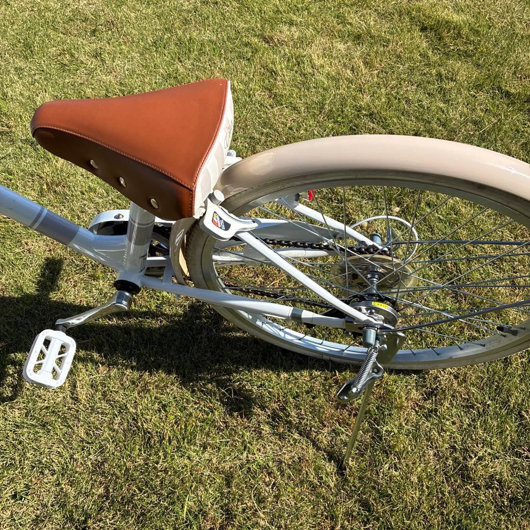 【専用】【手渡し限定】子供用自転車 ホワイト フロントバスケット付き 24インチ