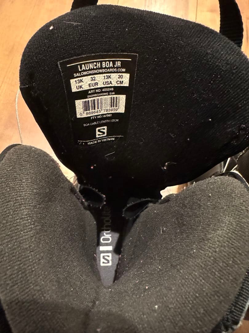 Salomon Launch BOA JR スノーボードブーツ 20cm