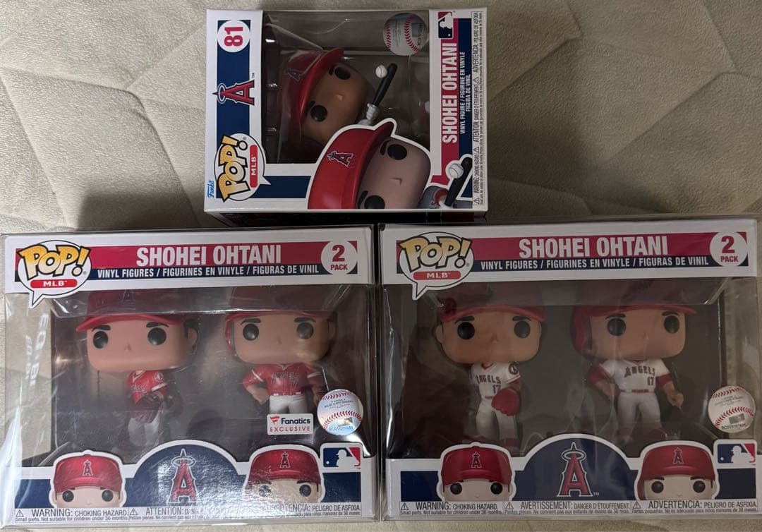 大谷翔平　Funko pop ファンコ pop ・エンゼルス時代3点セット