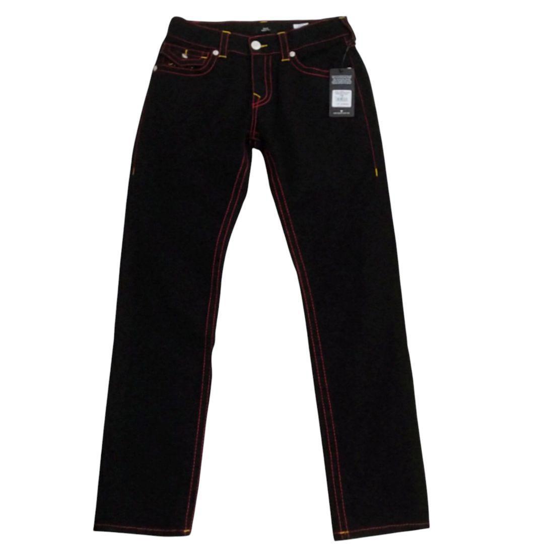 W30 ✨新品未使用 トゥルーレリジョン デニムパンツ ブラック ビッグT