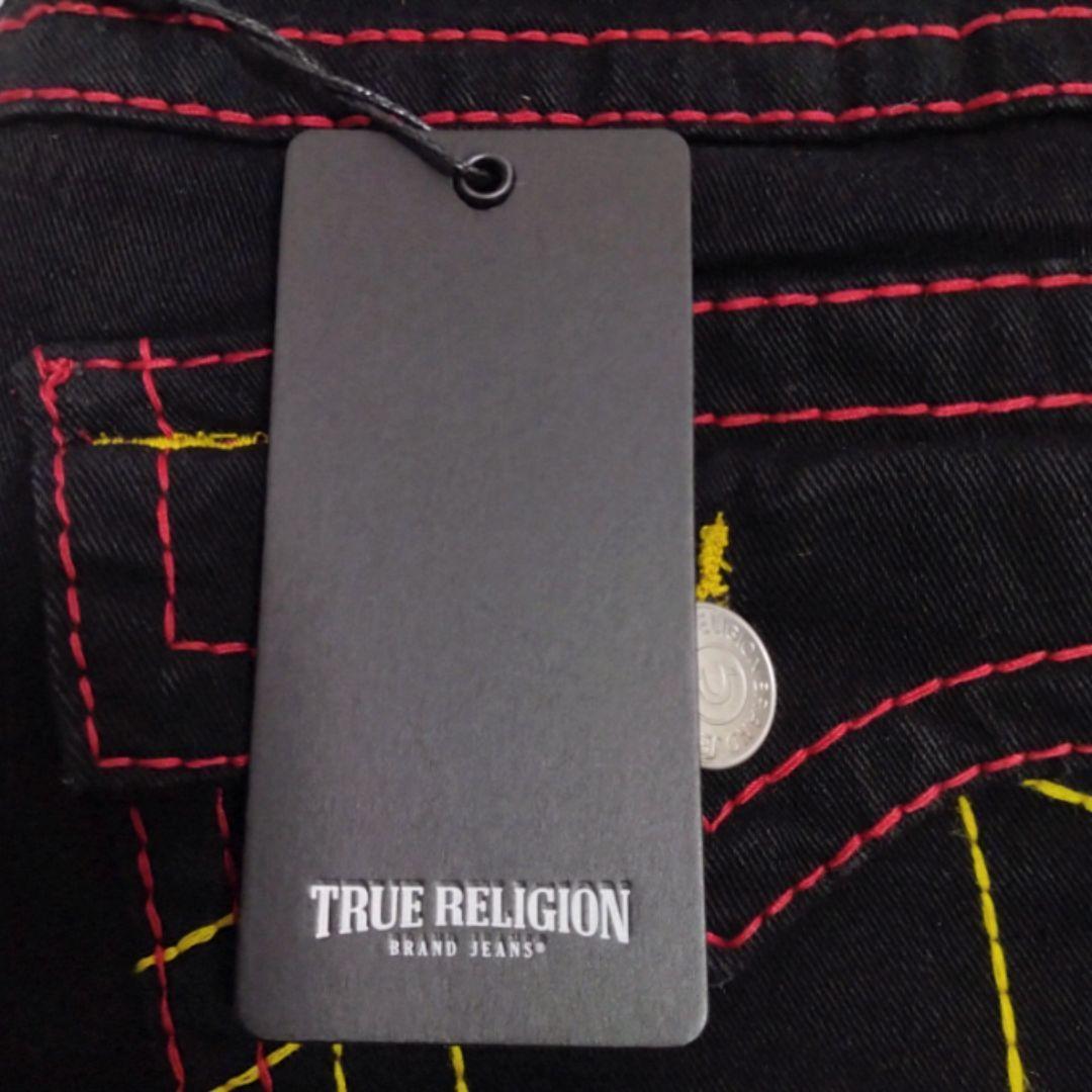 W30 ✨新品未使用 トゥルーレリジョン デニムパンツ ブラック ビッグT