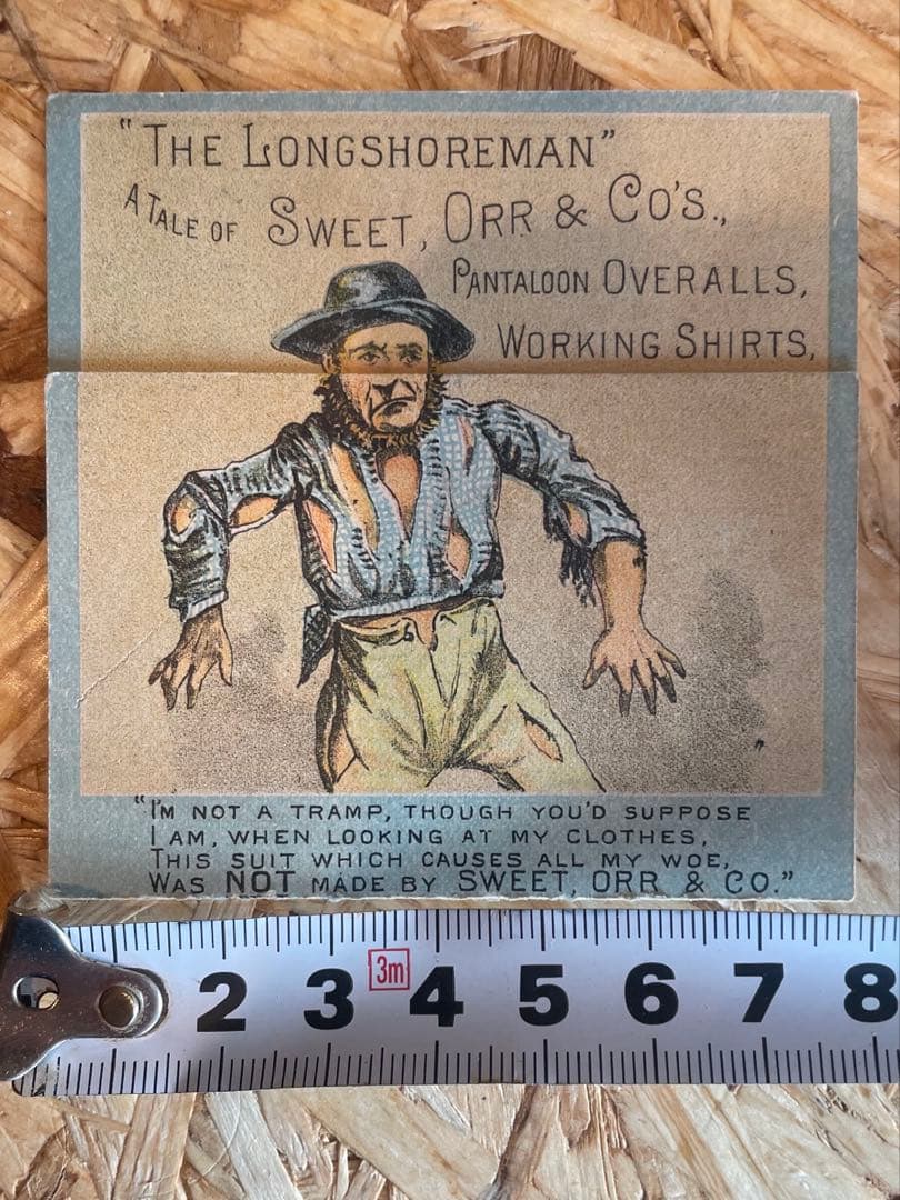 SWEET ORR スウィートオール ビンテージ　トレードカード