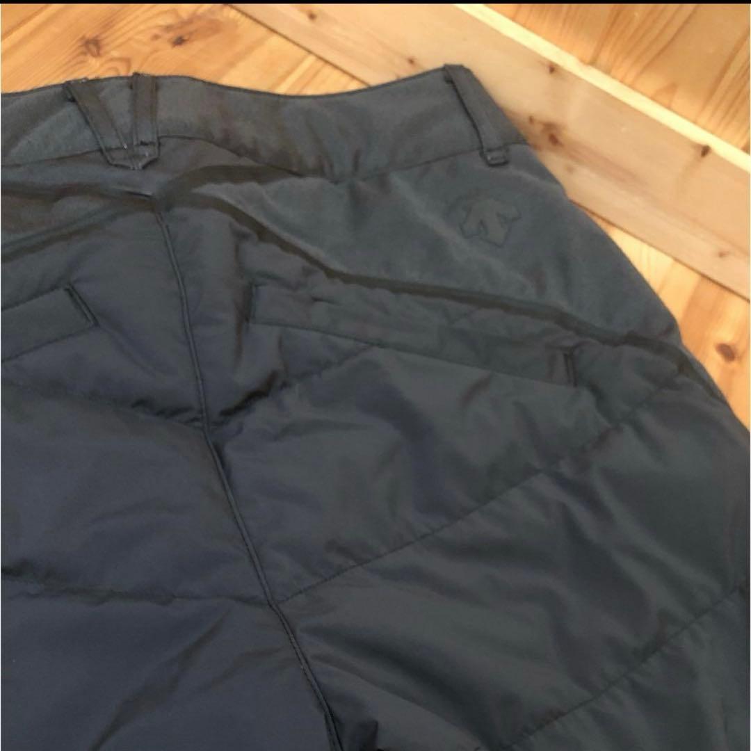 美品　DESCENTE ゴルフ　メンズ ダウンパンツ　防寒　防風