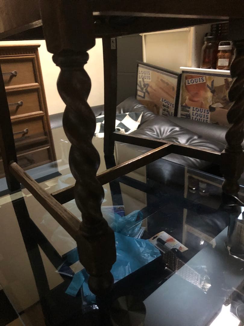 希少♦️北欧♦️高級 アンティーク ハイバック チェア♦️ツイストレッグ♦️送料込